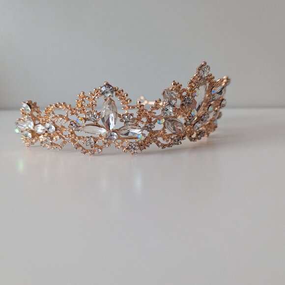 Rose Gold Tiara - Picture 4 of 6